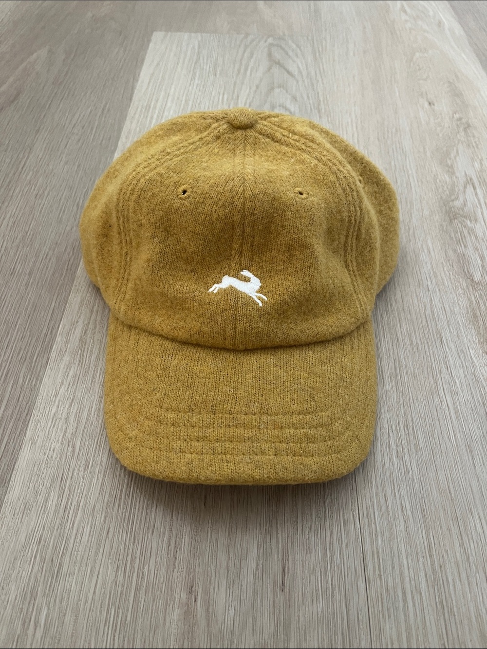 Tracksmith x Ciele Wool Running Baseball Cap - Mustard